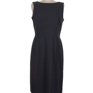 Tahari ASL Black Midi Dress
